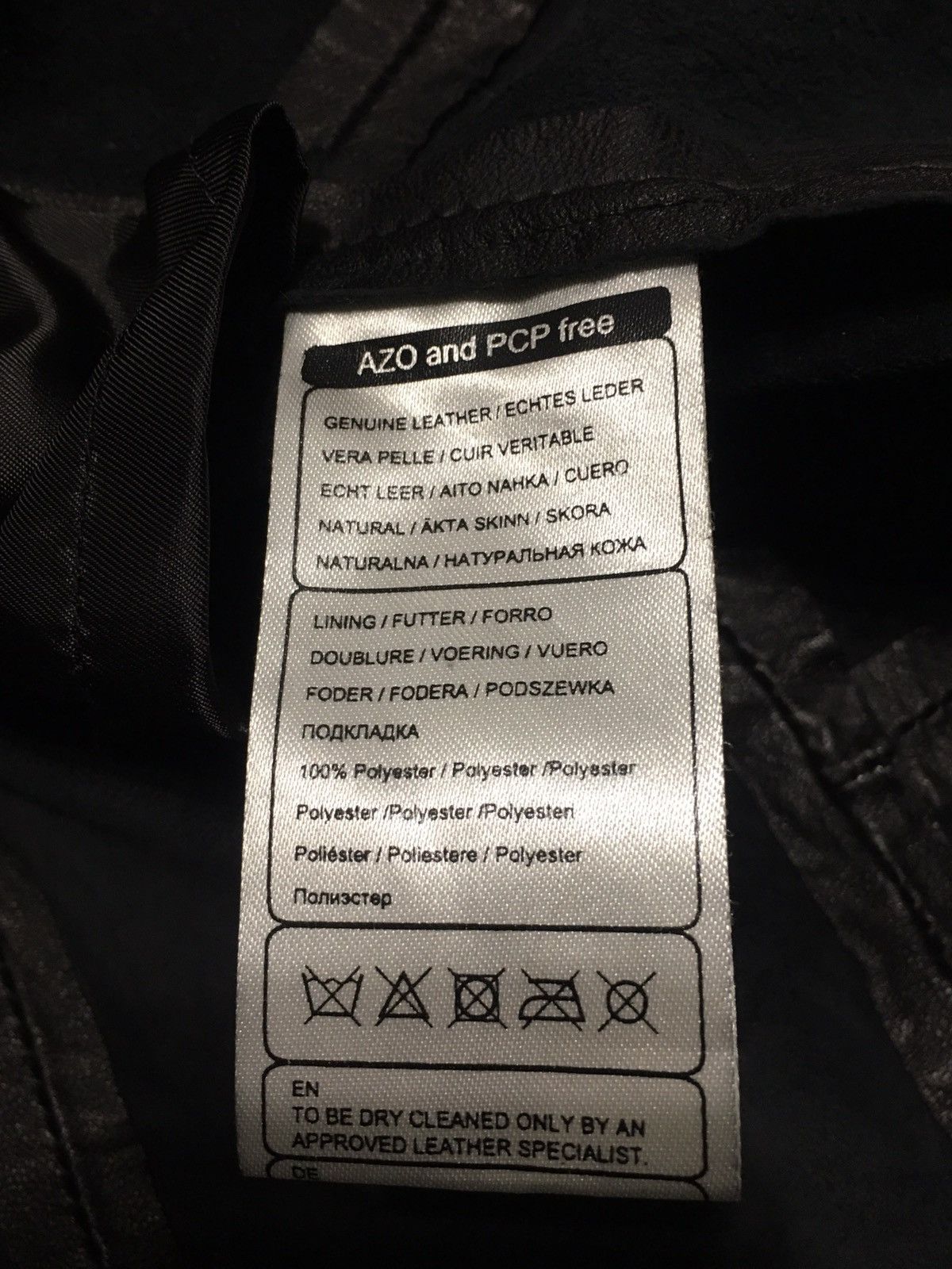 Designer CIGNO NERO Genuine Leather Jacket Black EU 36 Size XS / US 0-2 / IT 36-38 - 7 Thumbnail
