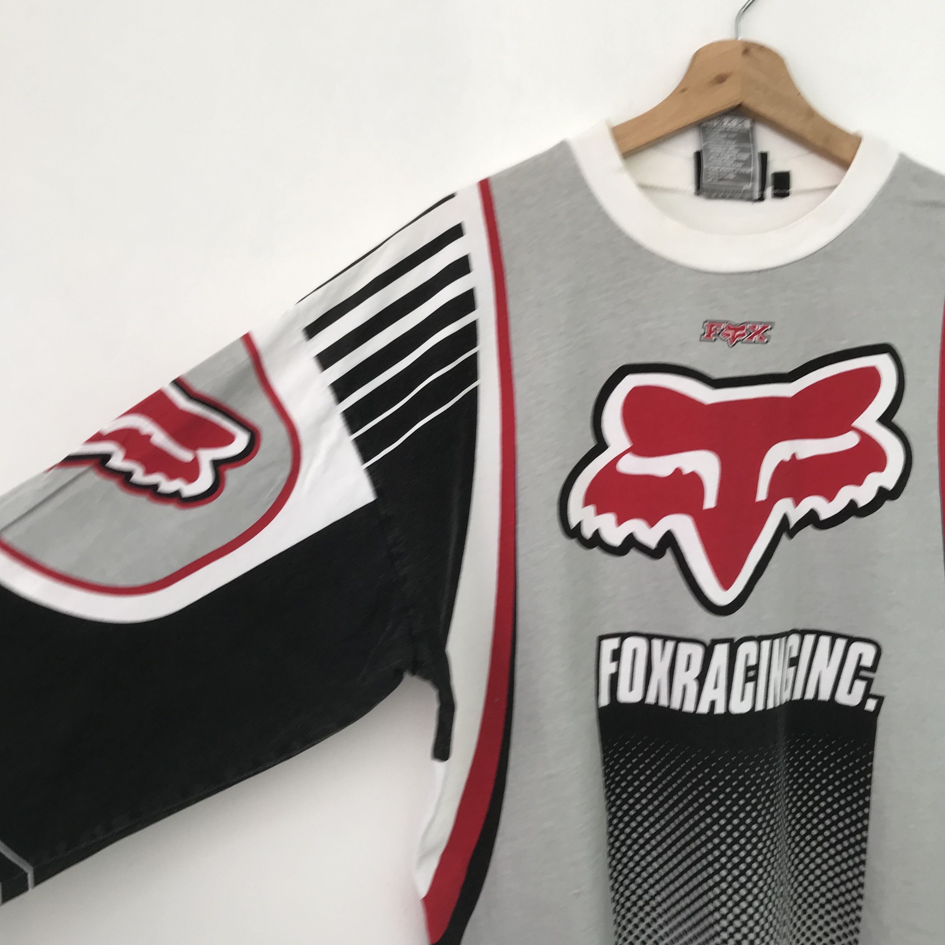 Fox Racing Vintage Fox Racing Team Motocross Tshirt - 232 Size US L / EU 52-54 / 3 - 4 Thumbnail