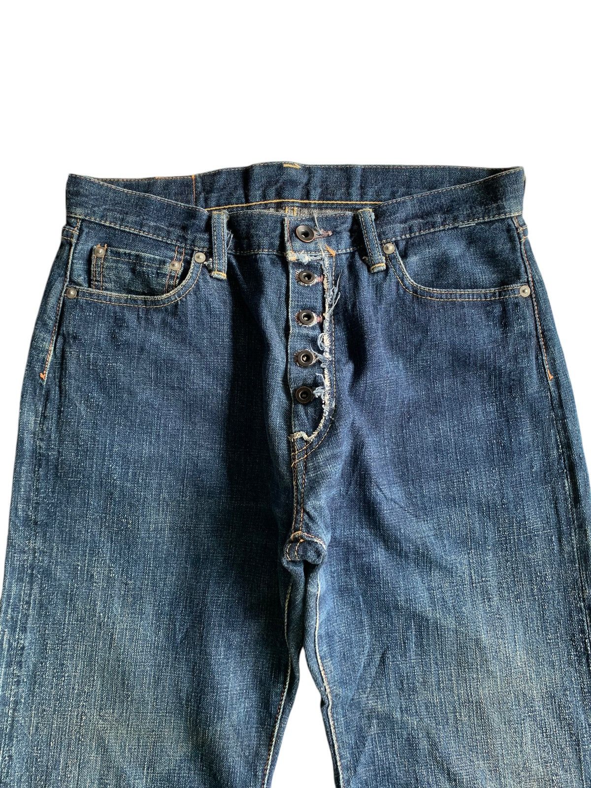 Japanese Brand × Jean BORN FREE 30TH ANNIVERSARY JAPANESE SELVEDGE DENIM Size US 31 - 8 Thumbnail
