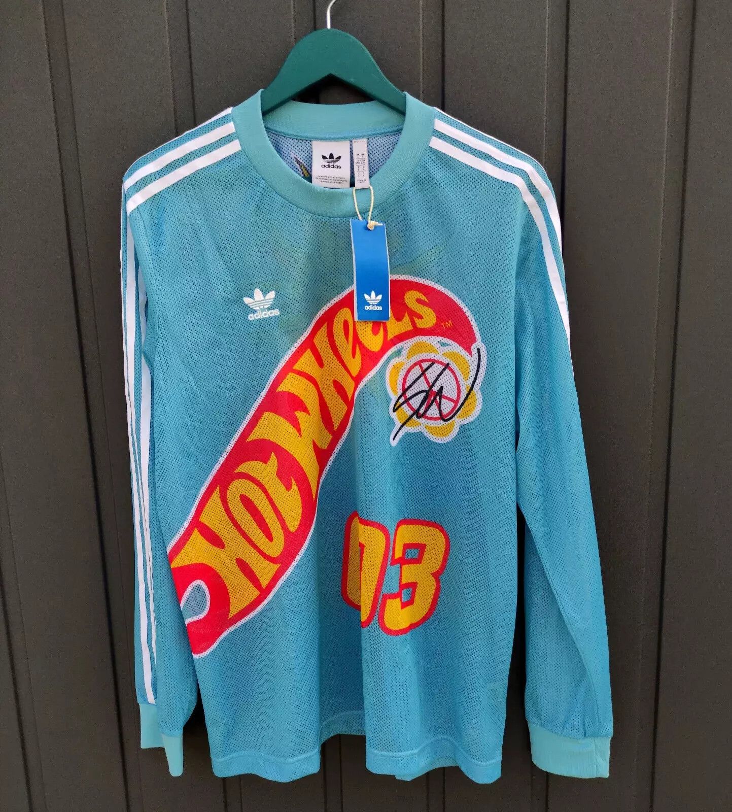 Adidas Adidas Originals Wotherspoon Hot Wheels Long Sleeve HT6581 Size US S / EU 44-46 / 1 - 1 Thumbnail
