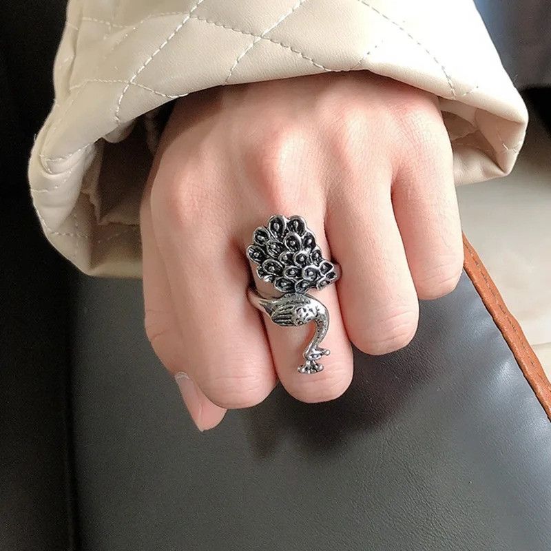 Japanese Brand × Jewelry × Vintage Retro Peacock Ring Size ONE SIZE - 2 Thumbnail