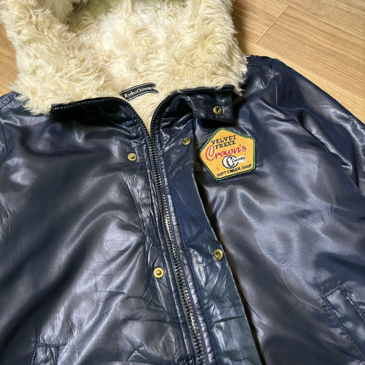 If Six Was Nine × Le Grande Bleu (L.G.B.) Rodeo crowns Fur faux jacket IfSixWasNine LGB Style Size US M / EU 48-50 / 2 - 6 Thumbnail