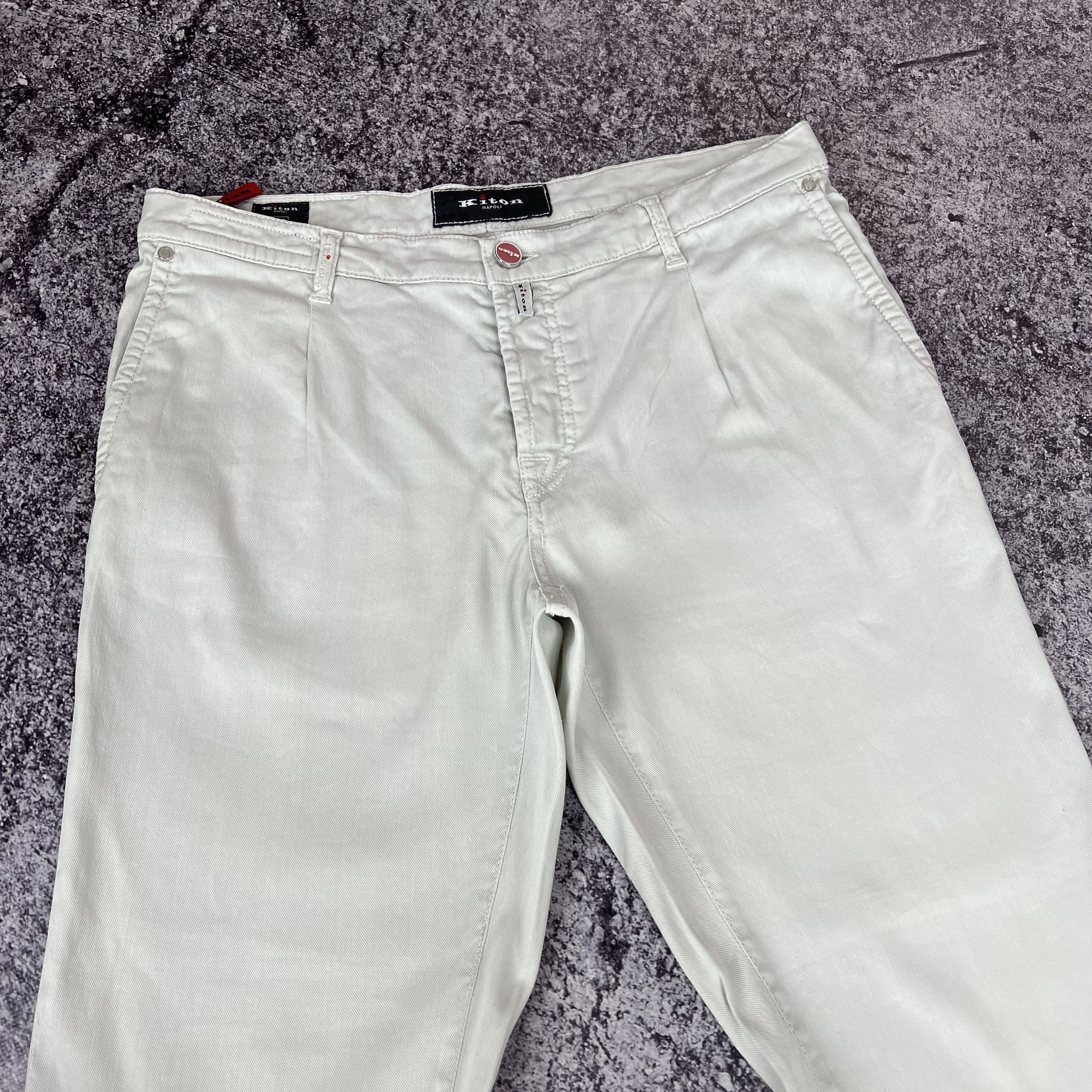 Kiton Kiton Napoli Pants Made in Italy Size 38 Size US 38 / EU 54 - 3 Thumbnail