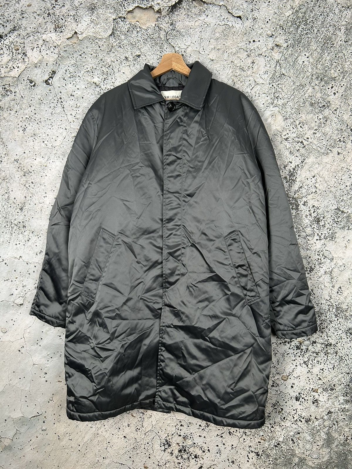 Designer Our Legacy Steel Shine Designer Parkas Cloak Luxury Rare Size US M / EU 48-50 / 2 - 1 Thumbnail