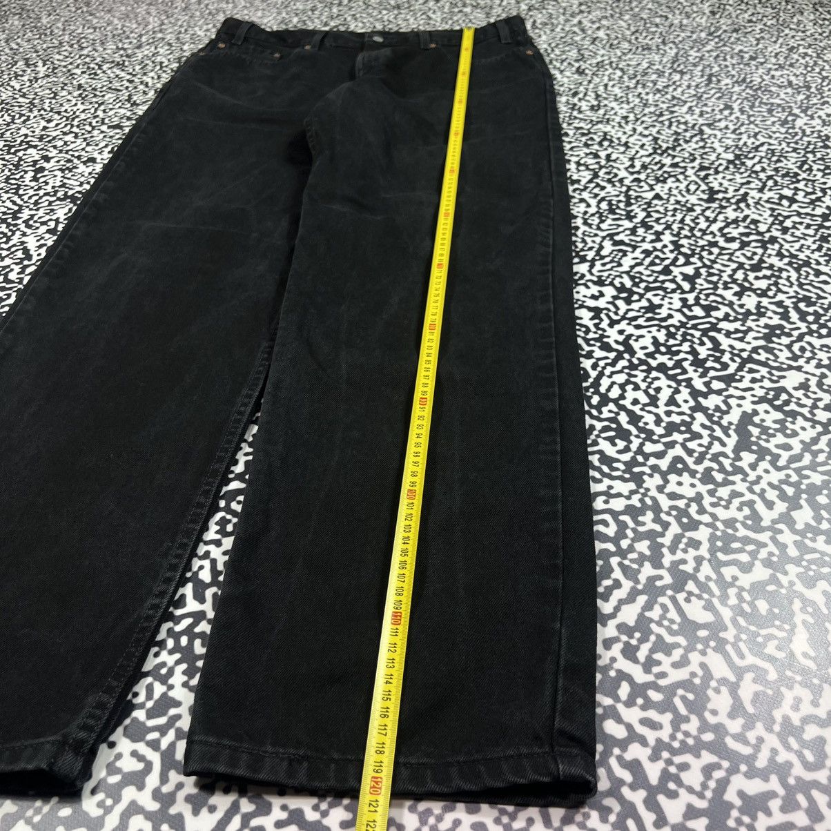 Levi's Vintage Clothing 38x34 Levis 550 Vintage Washed Black Denim Jeans USA Style Size US 38 / EU 54 - 20 Thumbnail