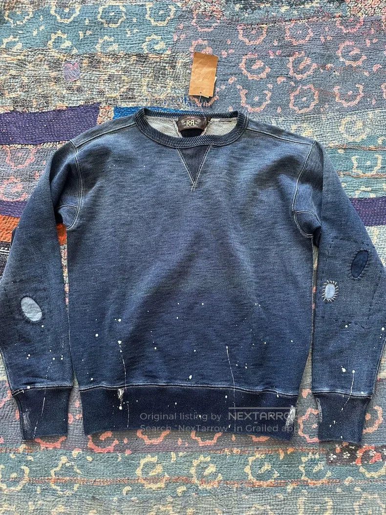 RRL Ralph Lauren RRL Ralph Lauren Patchy speckled vintage T-shirt Size US S / EU 44-46 / 1 - 1 Thumbnail