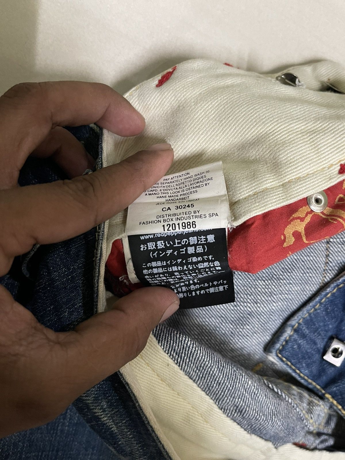 Japanese Brand Red Pepper x Red Label Size 40" / US 18 - 13 Thumbnail