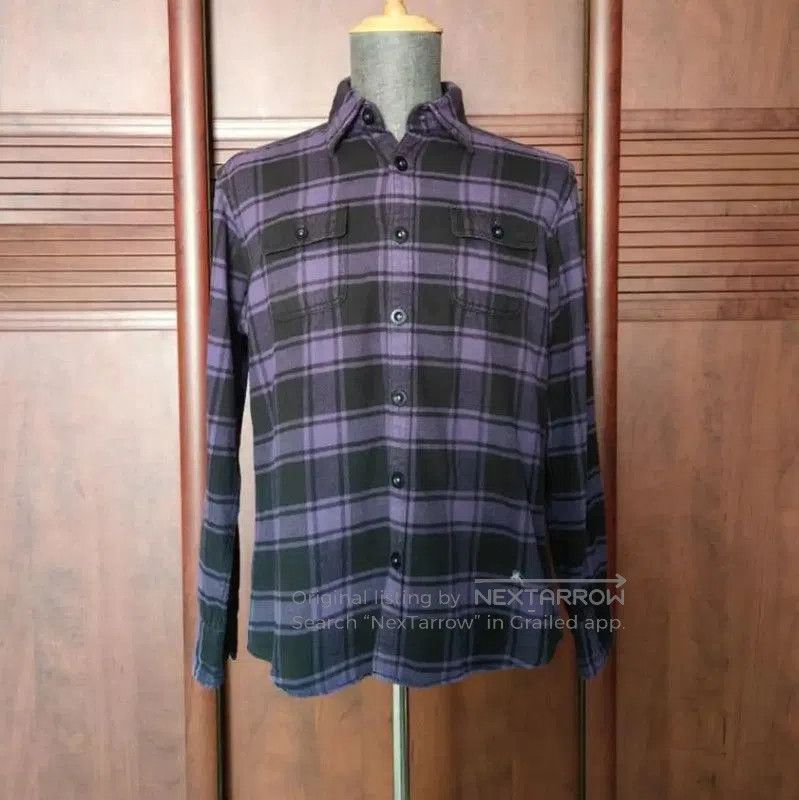 Burberry Men's Purple Checkered Shirt.