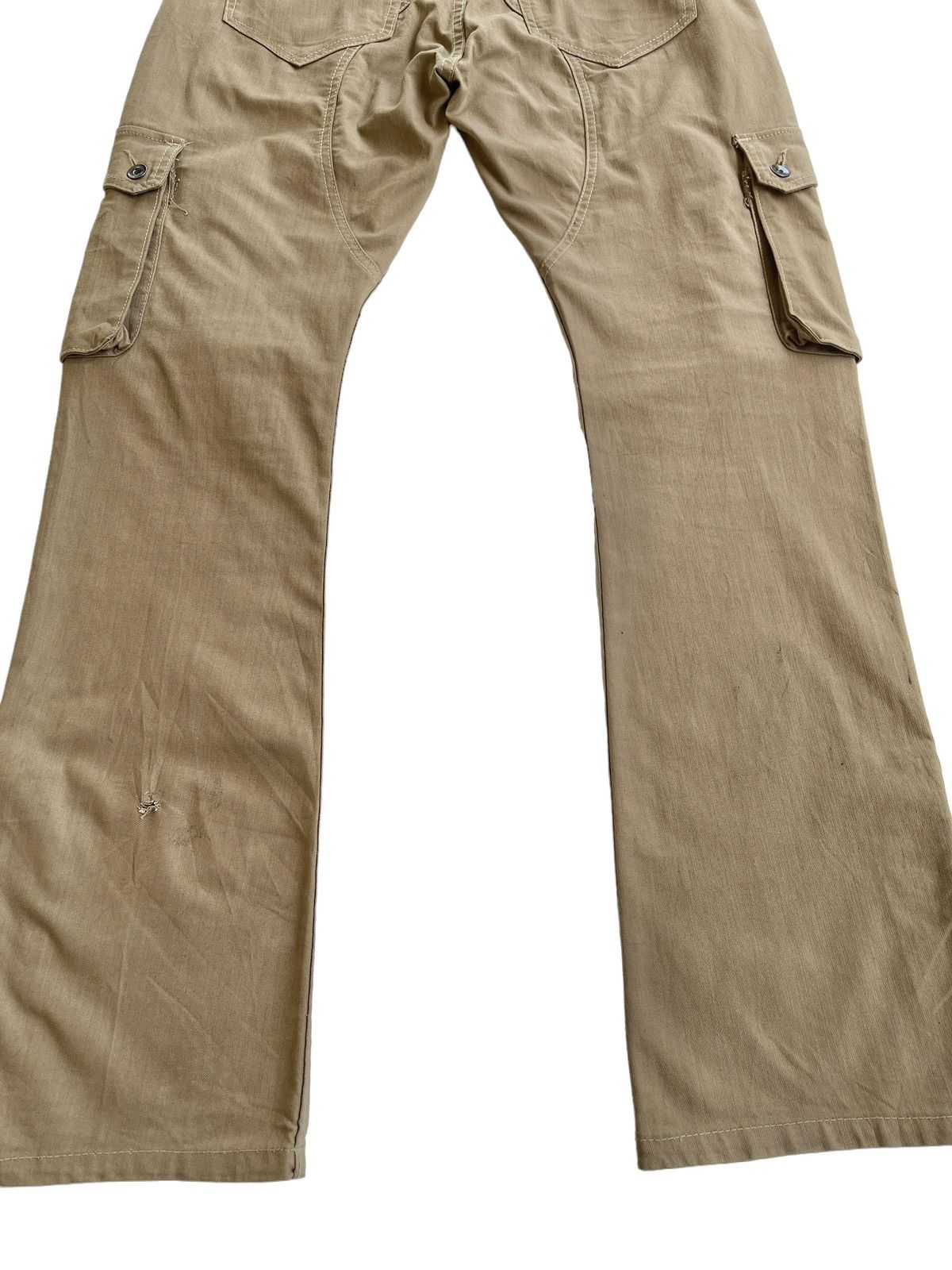 Japanese Brand Open Arms Flare Cargo Multipocket Pants Size US 32 / EU 48 - 9 Thumbnail