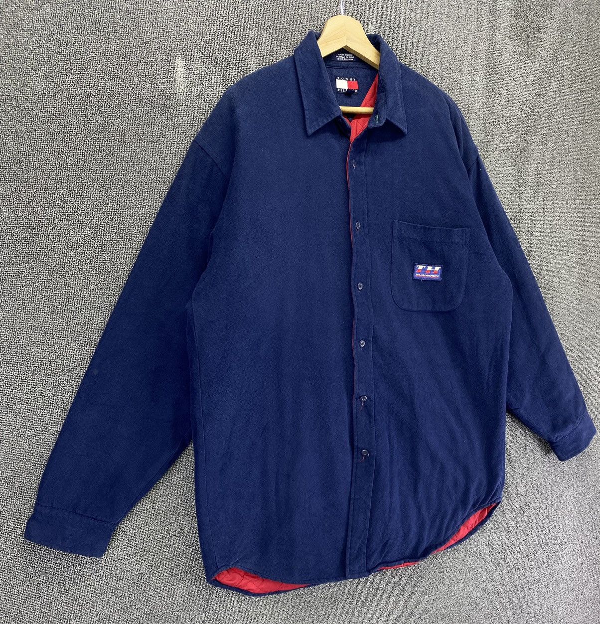 Tommy Hilfiger Vintage Tommy Hilfiger Button Up Jacket Size US L / EU 52-54 / 3 - 3 Thumbnail