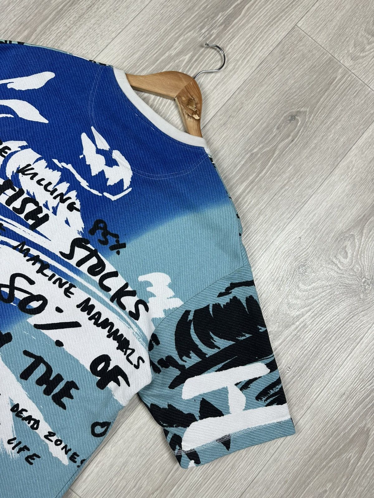 Kenzo Kenzo Graphic T-Shirt No Fish No Nothing Size US M / EU 48-50 / 2 - 10 Thumbnail