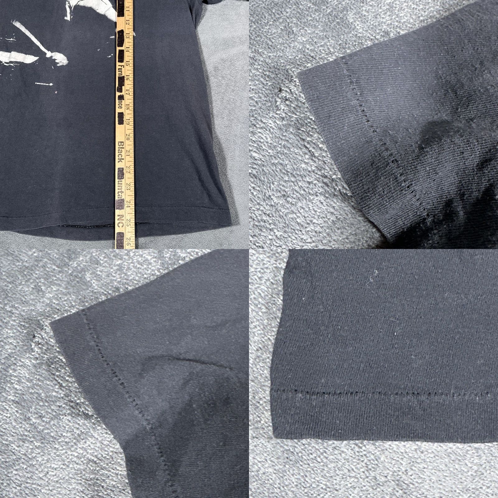 Hanes VINTAGE U2 Shirt Mens Medium Black Desire Band Single Stitch Hanes Made USA 80s Mens Medium Black U2 Desi re 1989 Graphic Tee 80s Music Size US M / EU 48-50 / 2 - 8 Thumbnail