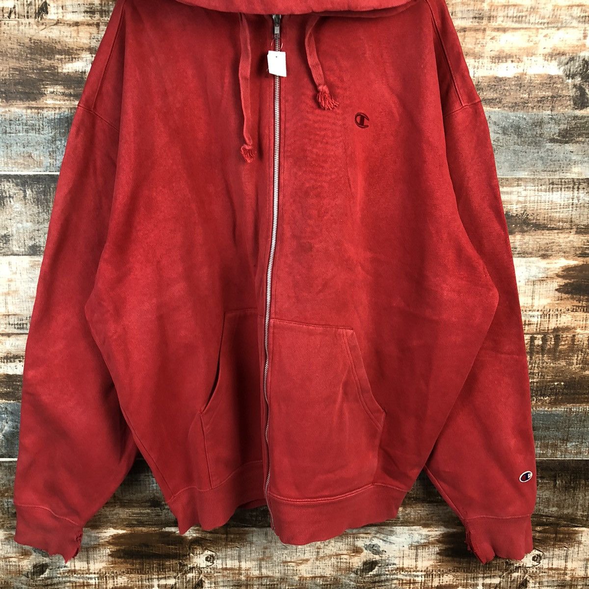 Champion DL Champion vintage Red sweatshirt Hoodie #C169 Size US XXL / EU 58 / 5 - 3 Thumbnail