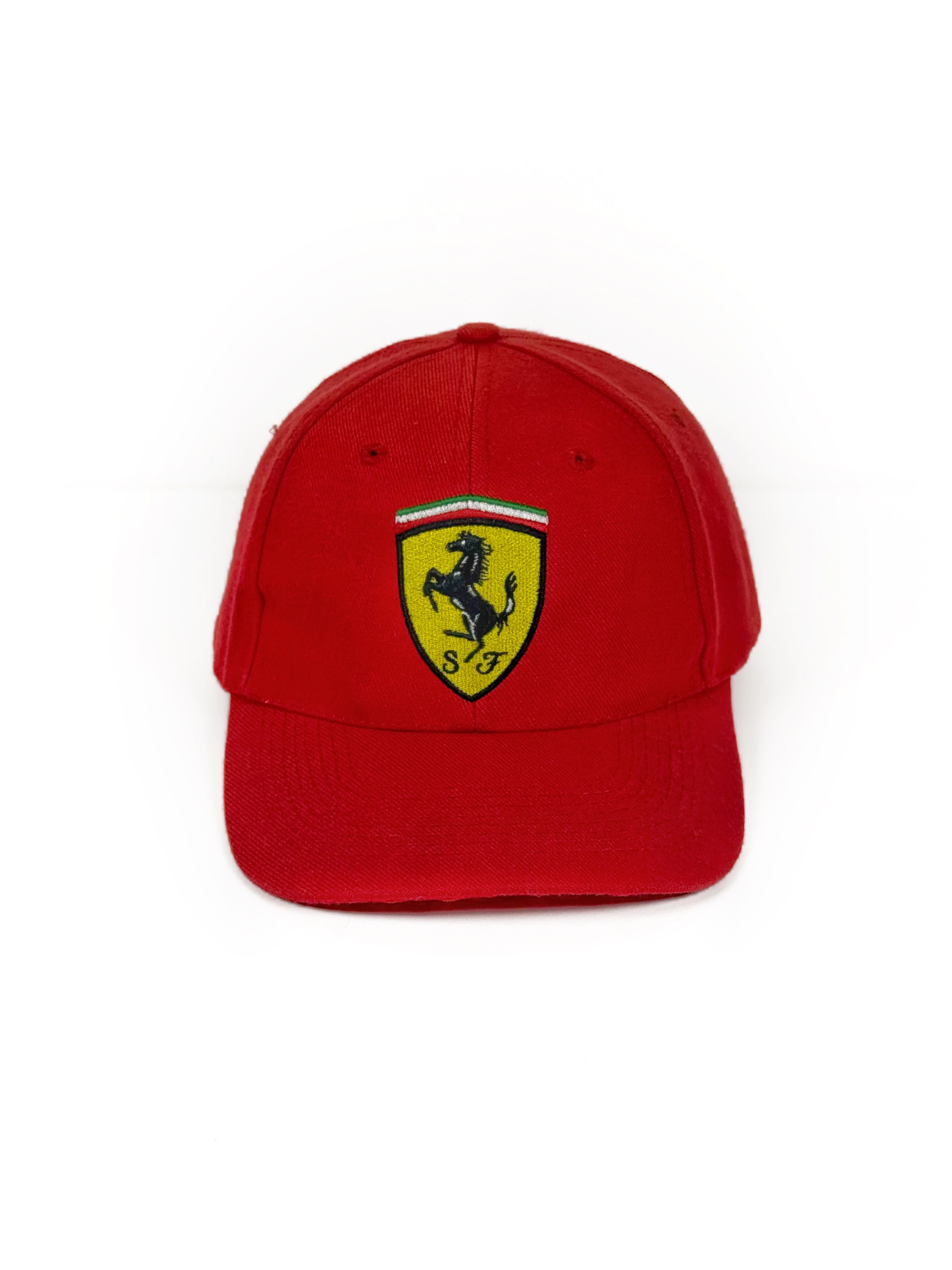 Ferrari Vintage 90's Ferrari Wool Cap Hat Red Logo Embroidered Size ONE SIZE - 1 Thumbnail