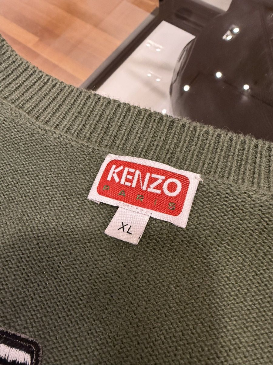 Kenzo Kenzo Tiger Embroidered Cardigan Size US XL / EU 56 / 4 - 3 Thumbnail