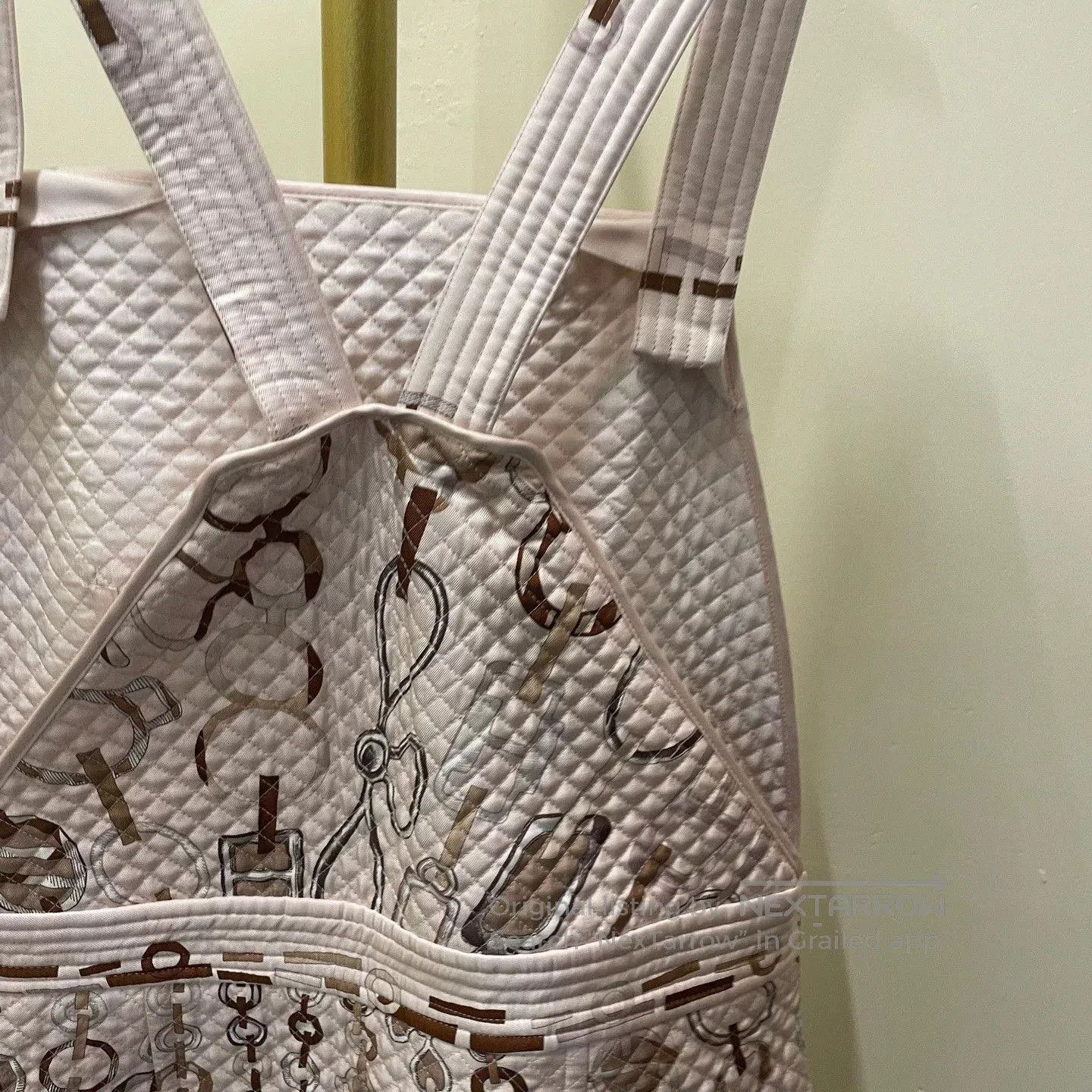 Hermes hermes dress with unique pattern in size 38. Size US 38 / EU 54 - 3 Thumbnail