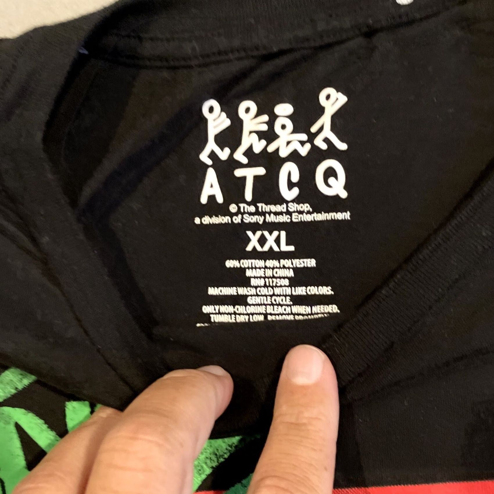 Quest A Tribe Call Quest ATCQ Hip Hop Rap Splatter T Shirt XXL NWOT AWESOME Size US XXL / EU 58 / 5 - 3 Thumbnail