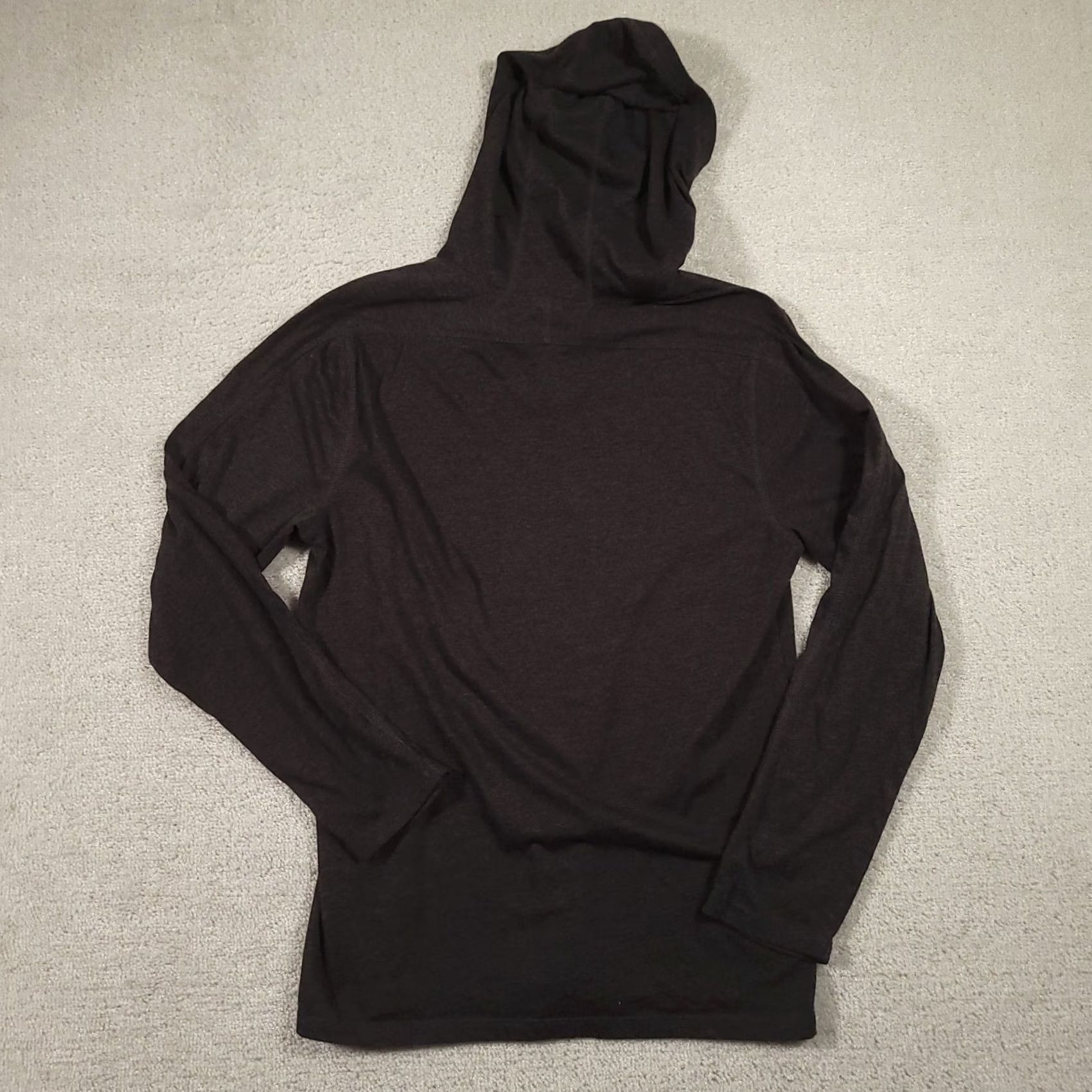 Volcom Volcom Shirt Mens M Gray Hooded Henley Long Sleeve Logo Embroidered Size US M / EU 48-50 / 2 - 7 Thumbnail