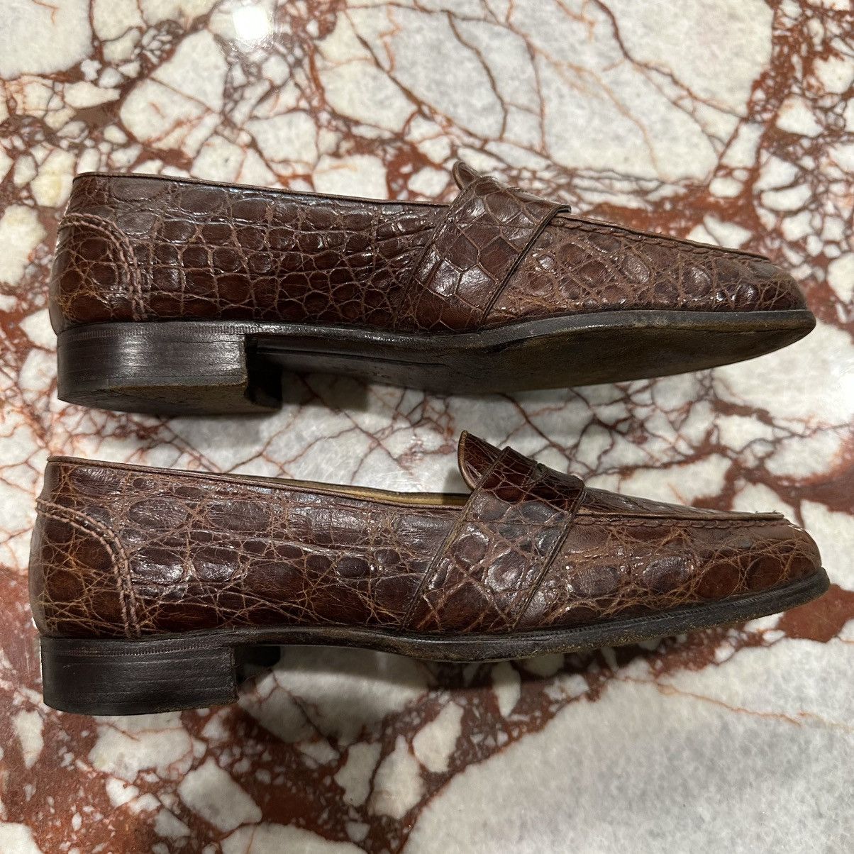 Ralph Lauren Ralph Lauren genuine crocodile loafers Size US 8.5 / EU 41-42 - 2 Thumbnail