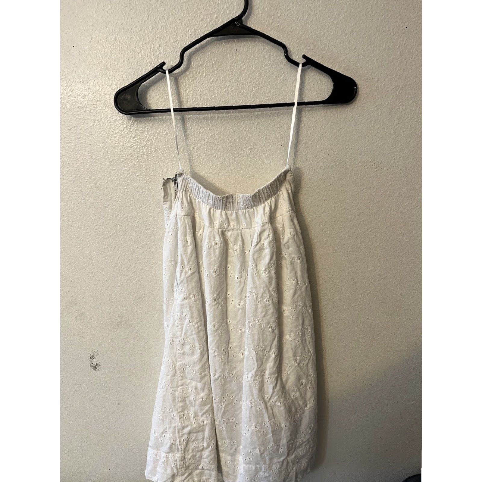 Tommy Hilfiger Tommy Hilfiger Strapless White Dress 2 Women Solid Satin Stripe Down Side Size XS / US 0-2 / IT 36-38 - 2 Thumbnail