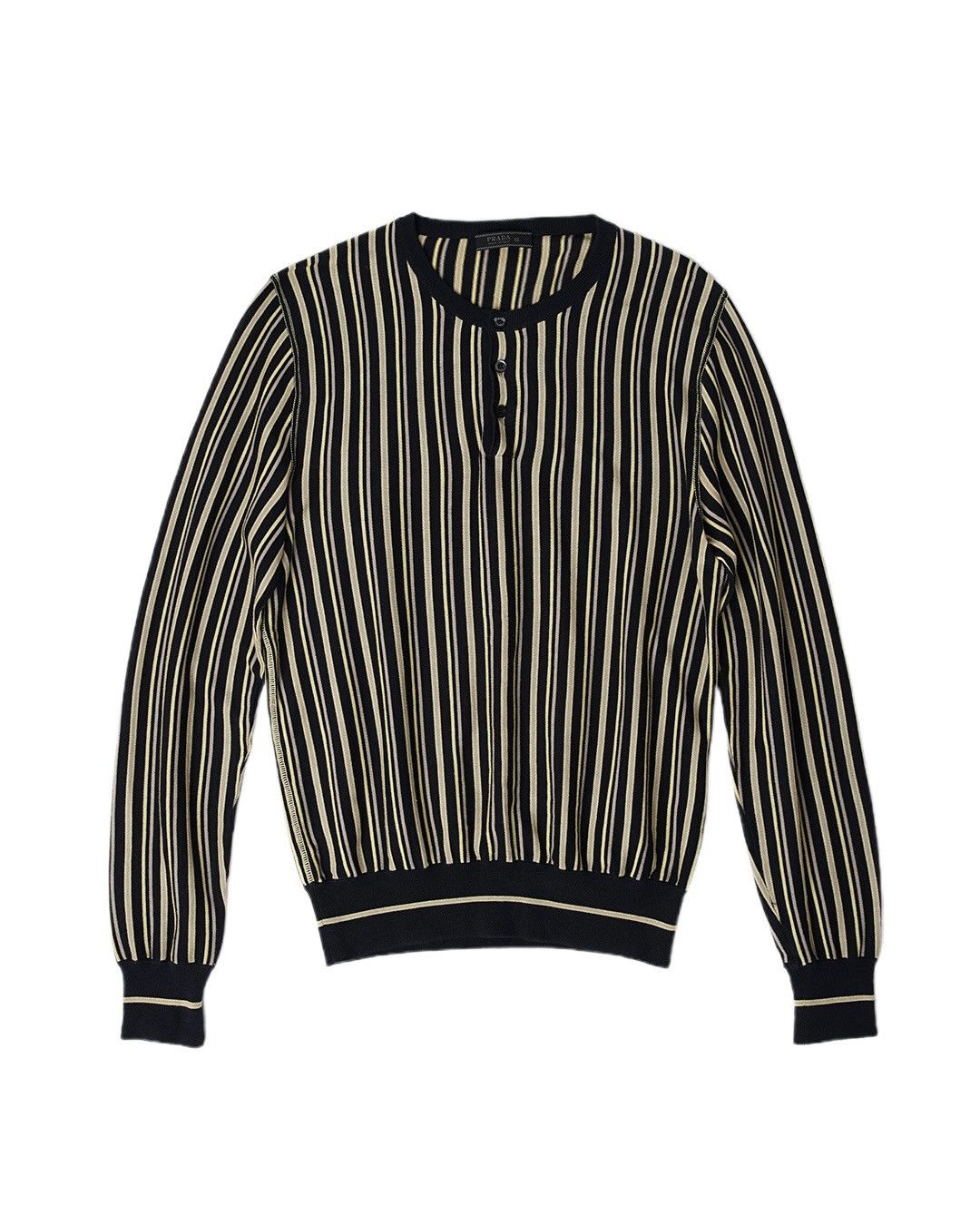 Prada Prada Early 2000s Stripe Jumper Size US M / EU 48-50 / 2 - 1 Thumbnail
