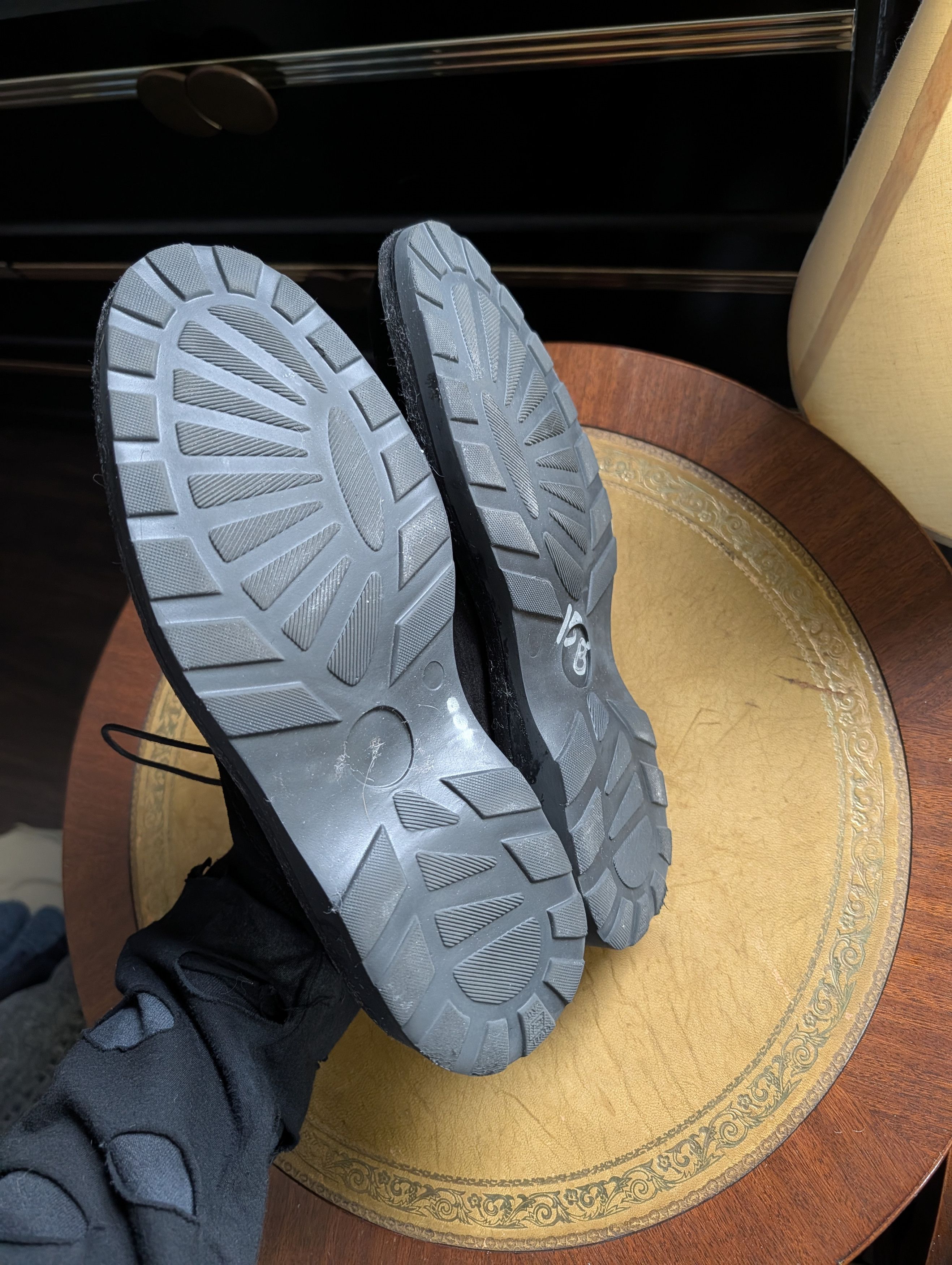 Italia Independent SOLDINI Black Suede Folding Top Chukka / Derby / Creeper Size US 8 / EU 41 - 11 Thumbnail