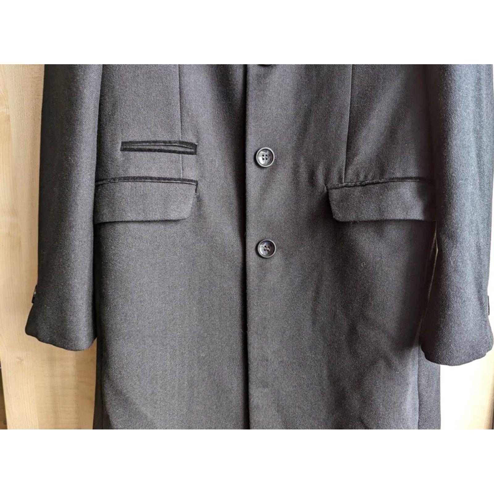 Vintage Marc Darcy “Messi” Longline Blazer Jacket Black Mens 38R Formal Smart Blazer Jacket Mens Black 38R London Style Tuxedo Mens Size 38R - 5 Thumbnail