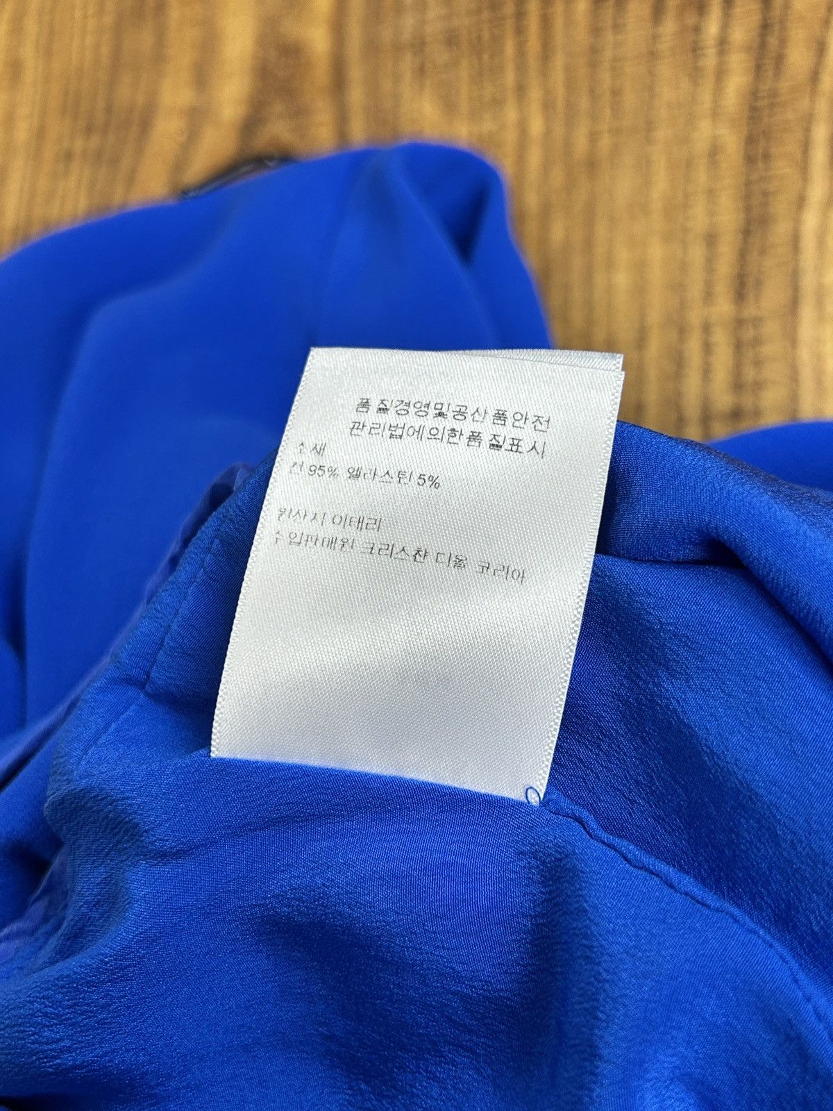 Dior Christian Dior Silk Skirt Leg Jumpsuit In Blue US 8 IT44 Size 30" / US 8 / IT 44 - 17 Thumbnail