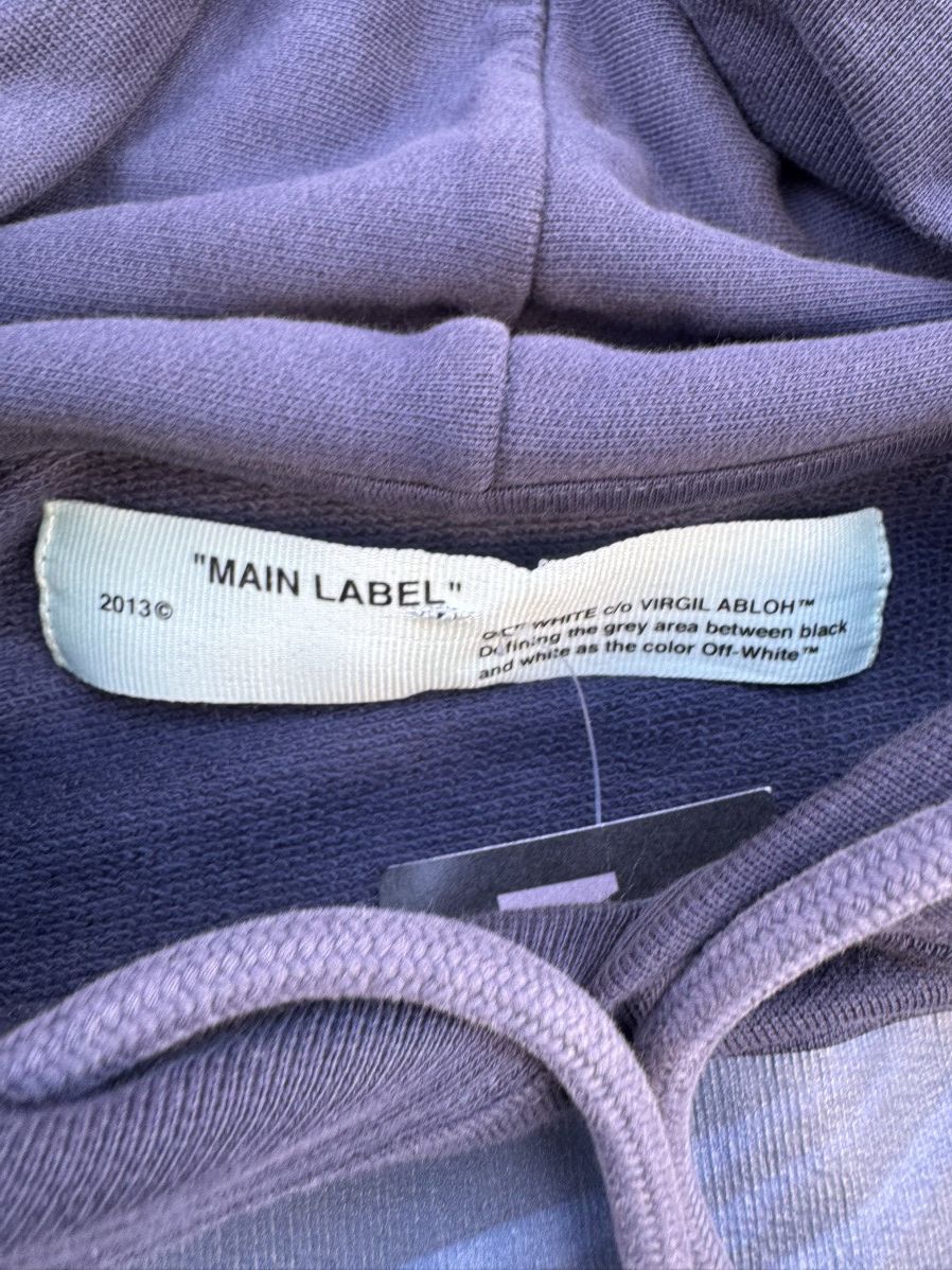 Off-White OFF-WHITE CARAVAGGIO HOODIE SEEING THINGS BLUE PULLOVER SZ M Size US M / EU 48-50 / 2 - 2 Thumbnail