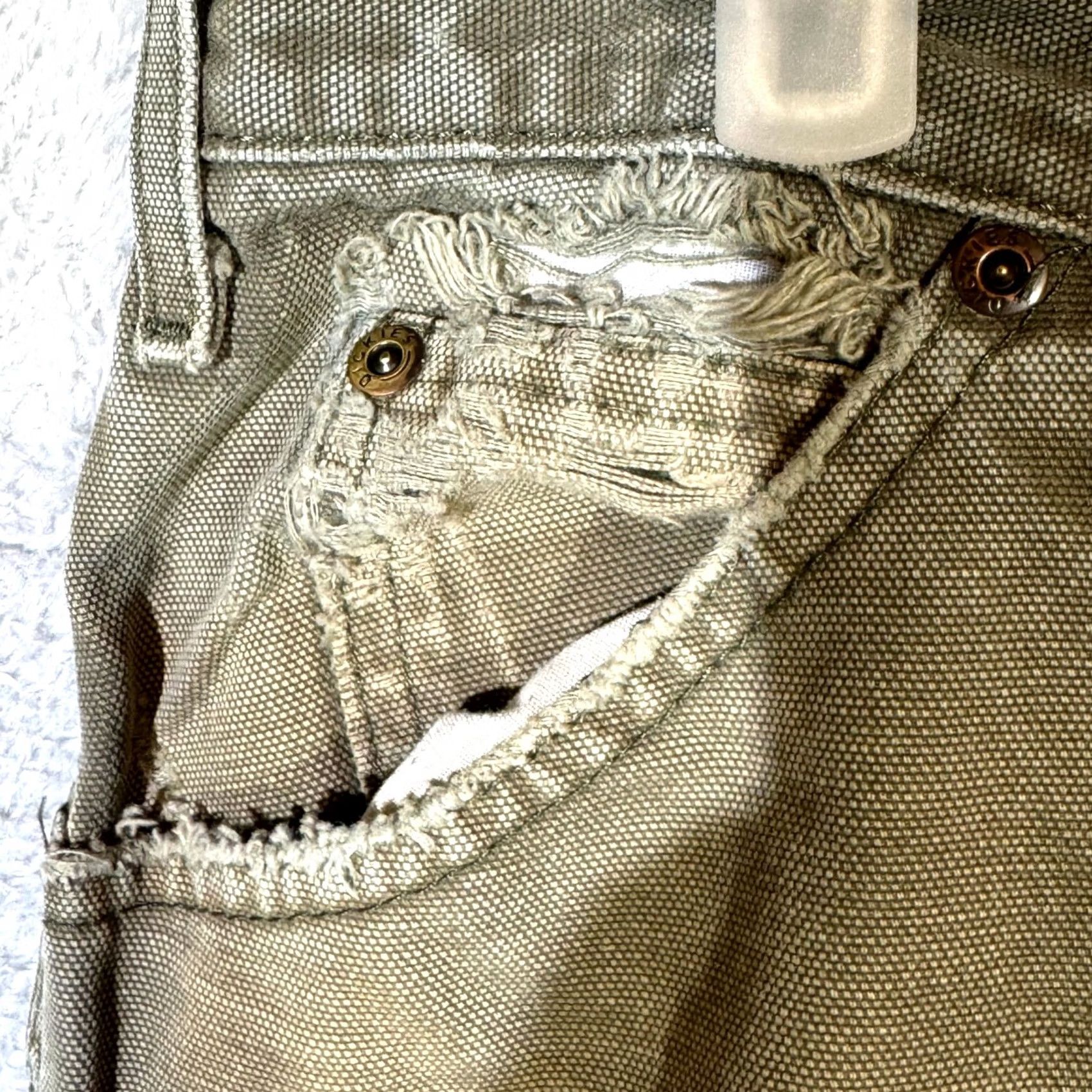 Dickies Dickies Carpenter Jeans Men’s 36 x 30 Green Denim Distressed Workwear Straight Leg Size US 36 / EU 52 - 7 Thumbnail