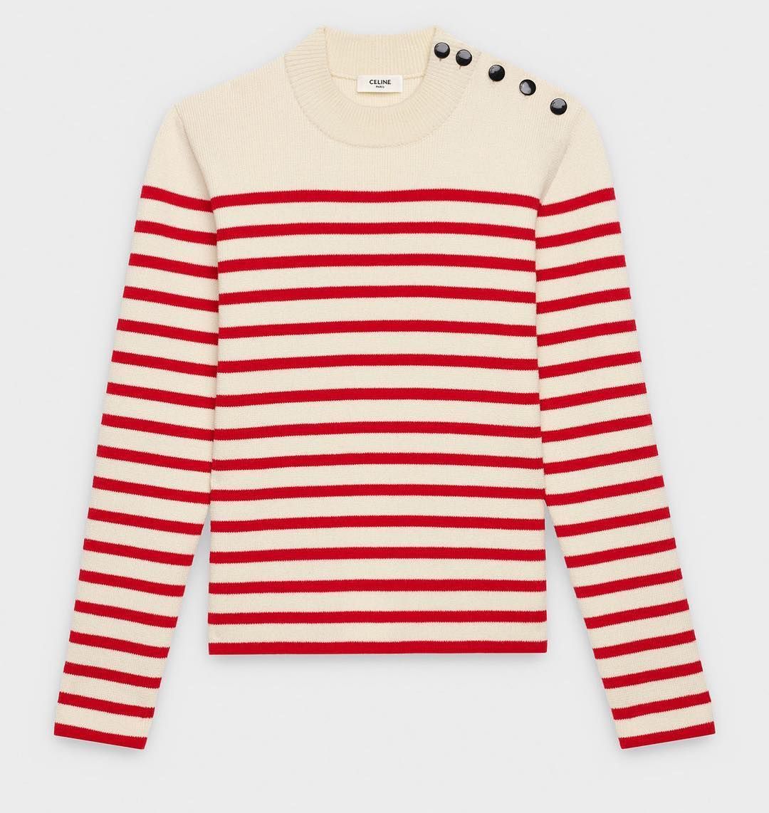 Breton Stripe Crew Neck Knit