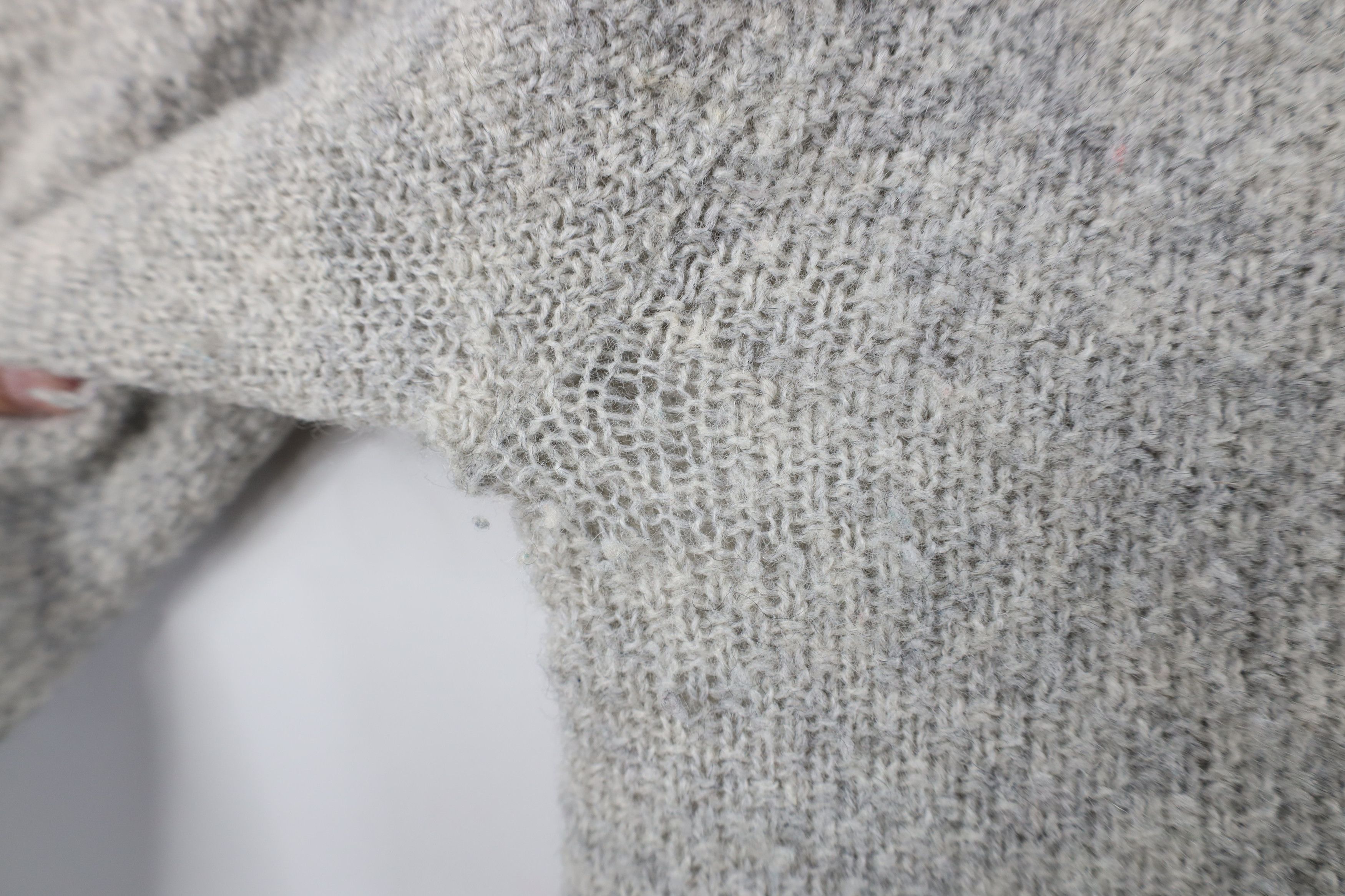 Vintage Vintage 70s Streetwear Wool Blend Cable Knit Sweater USA Size M / US 6-8 / IT 42-44 - 7 Thumbnail