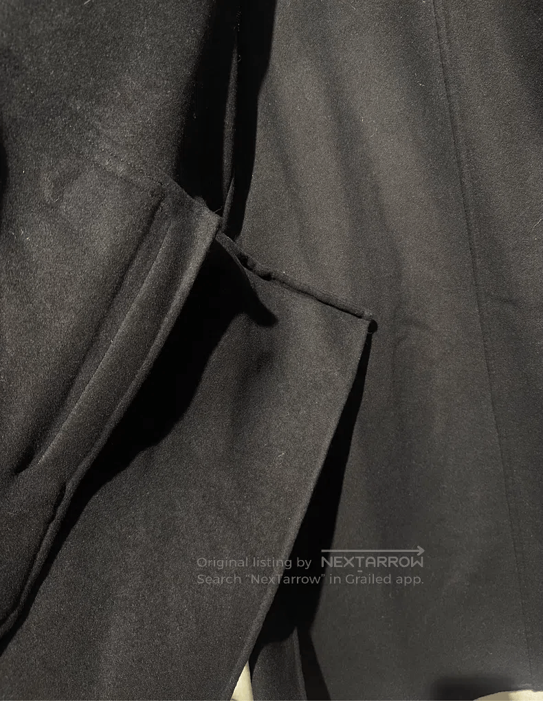 Rick Owens Rick Owens Black double-breasted coat Size S / US 4 / IT 40 - 5 Thumbnail