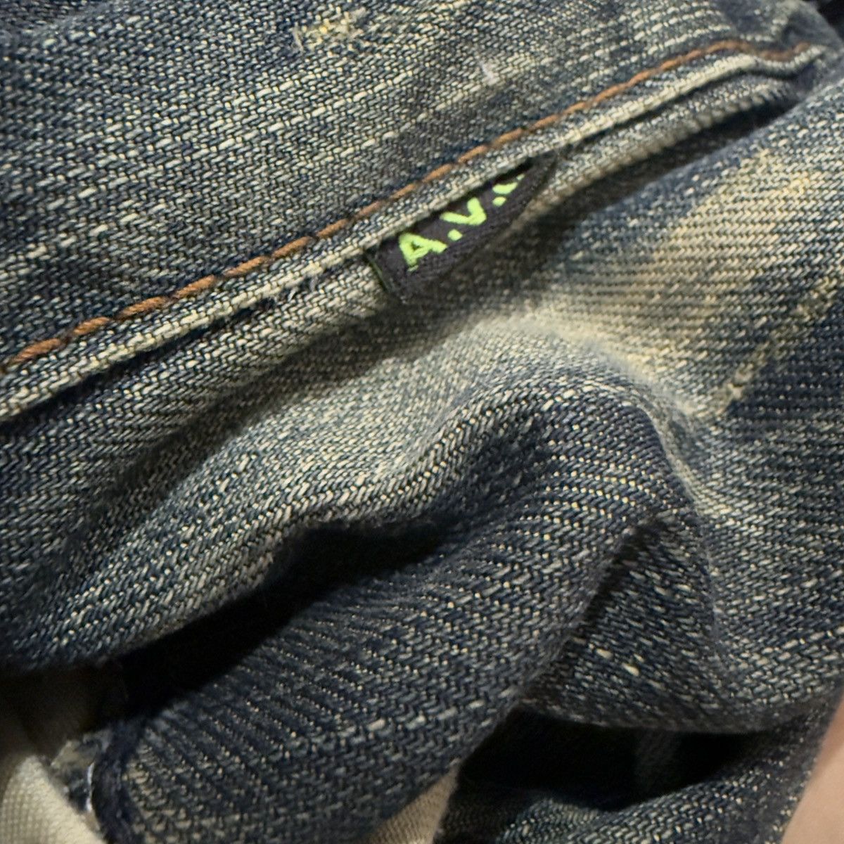 Denim & Co. Vintage 90s Distressed Rusty Denim AVH Custome Size US 32 / EU 48 - 14 Thumbnail