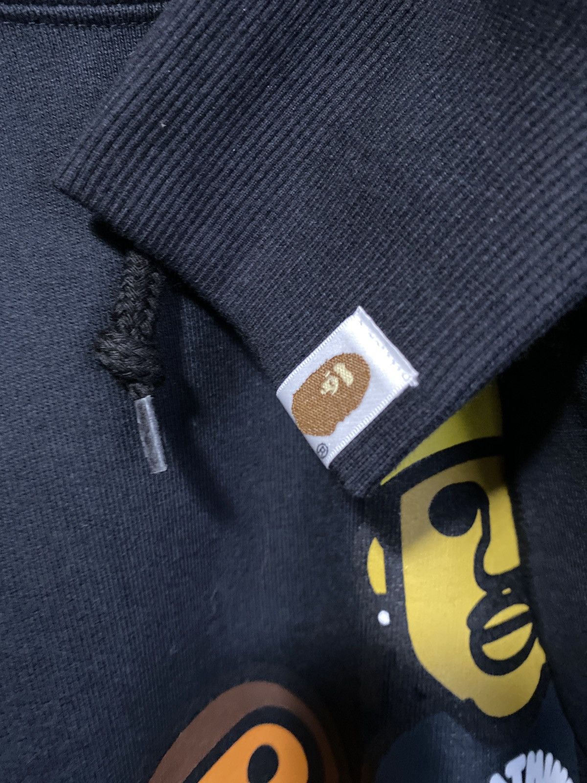Bape Pusha T X BAPE Baby Milo Pullover Hoodie Black, Large Size US L / EU 52-54 / 3 - 5 Thumbnail