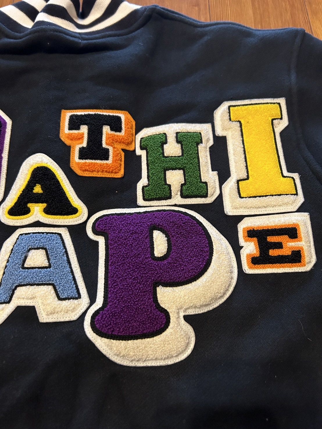 Bape Bape Black Patch Logo Jacket Japan Size US M / EU 48-50 / 2 - 5 Thumbnail