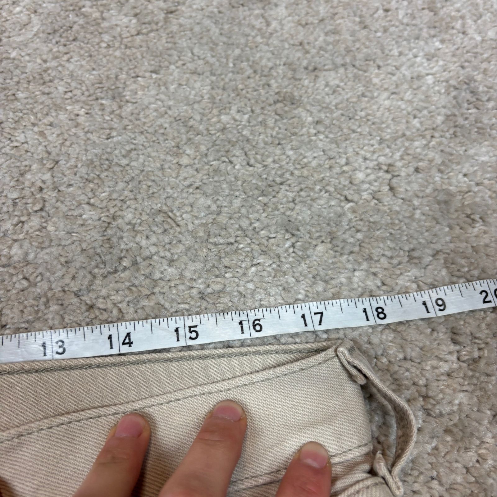 Levi's × Vintage Vintage 90s Levi's 501 Straight Leg Beige Denim Jeans 36x30 Size US 36 / EU 52 - 5 Thumbnail