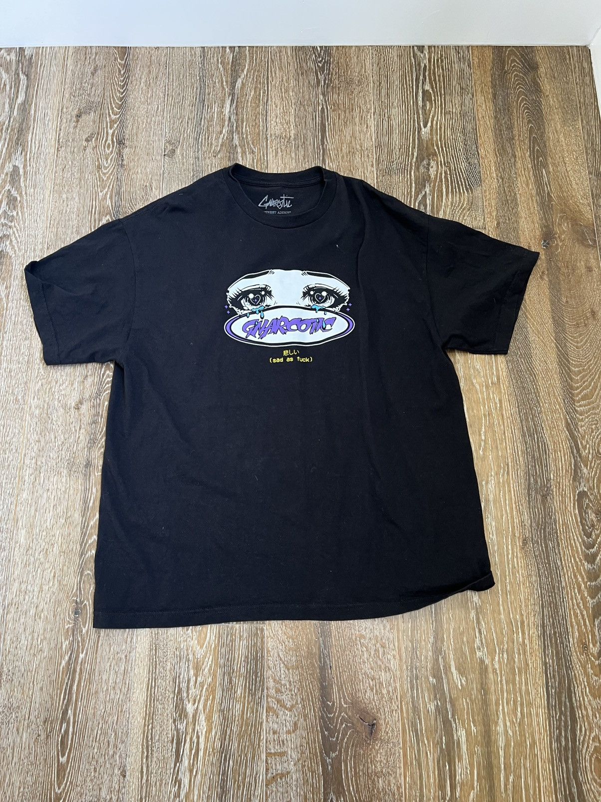 Gnarcotic Gnarcotic sad as fuck anime eyes tee Size US XL / EU 56 / 4 - 1 Thumbnail
