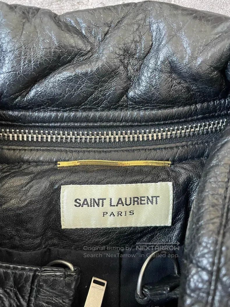 Saint Laurent Paris Saint Laurent Paris Zipper Removable Hooded Sheepskin Leat Size XS / US 0-2 / IT 36-38 - 3 Thumbnail