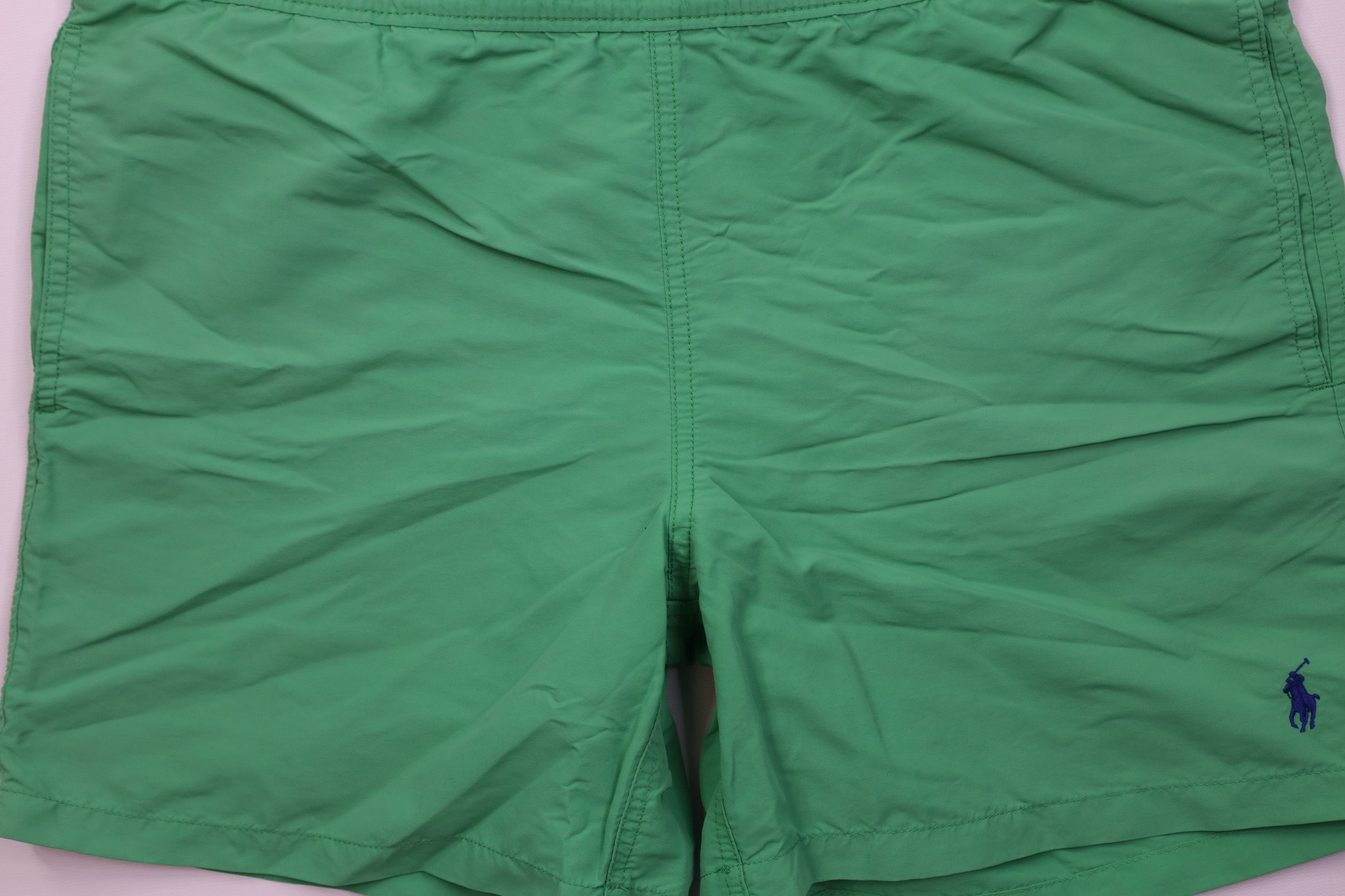 Ralph Lauren Vintage 90s Ralph Lauren Above Knee Shorts Swim Trunks Green Size US 30 / EU 46 - 3 Thumbnail
