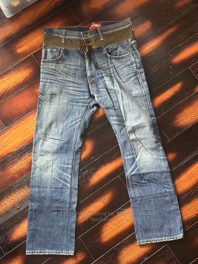 Junya Watanabe Junya Watanabe size S Men's Patchwork Denim Pants Size US 27 - 3 Thumbnail