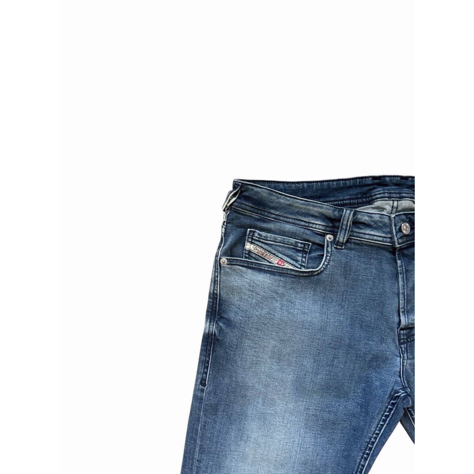 Diesel Diesel Mens Zatiny Slim Bootcut Jeans RE021 Blue Size 36/32 Size US 36 / EU 52 - 5 Thumbnail