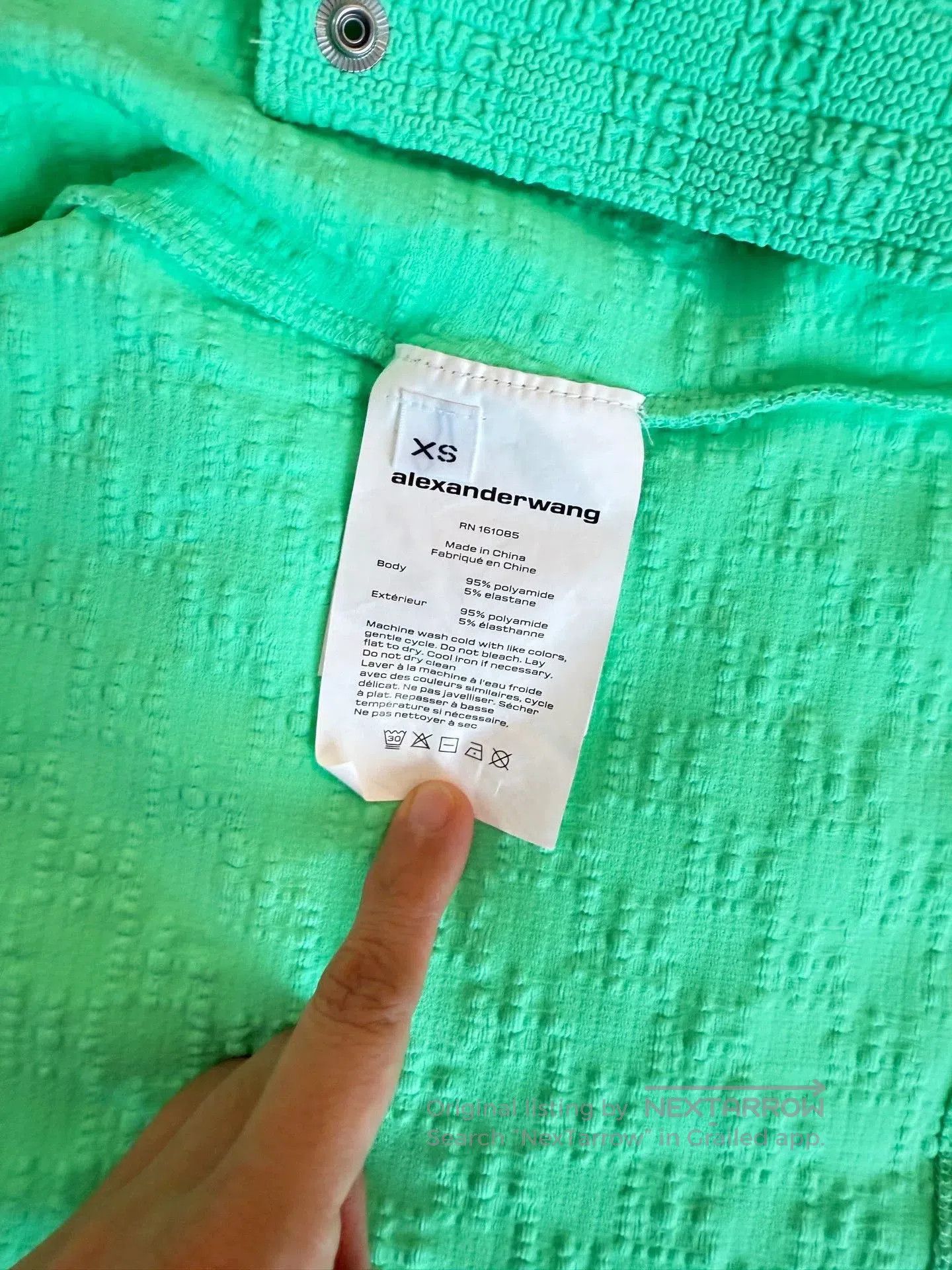 Alexander Wang Alexander Wang Green Backless Slip Dress. Size S / US 4 / IT 40 - 3 Thumbnail