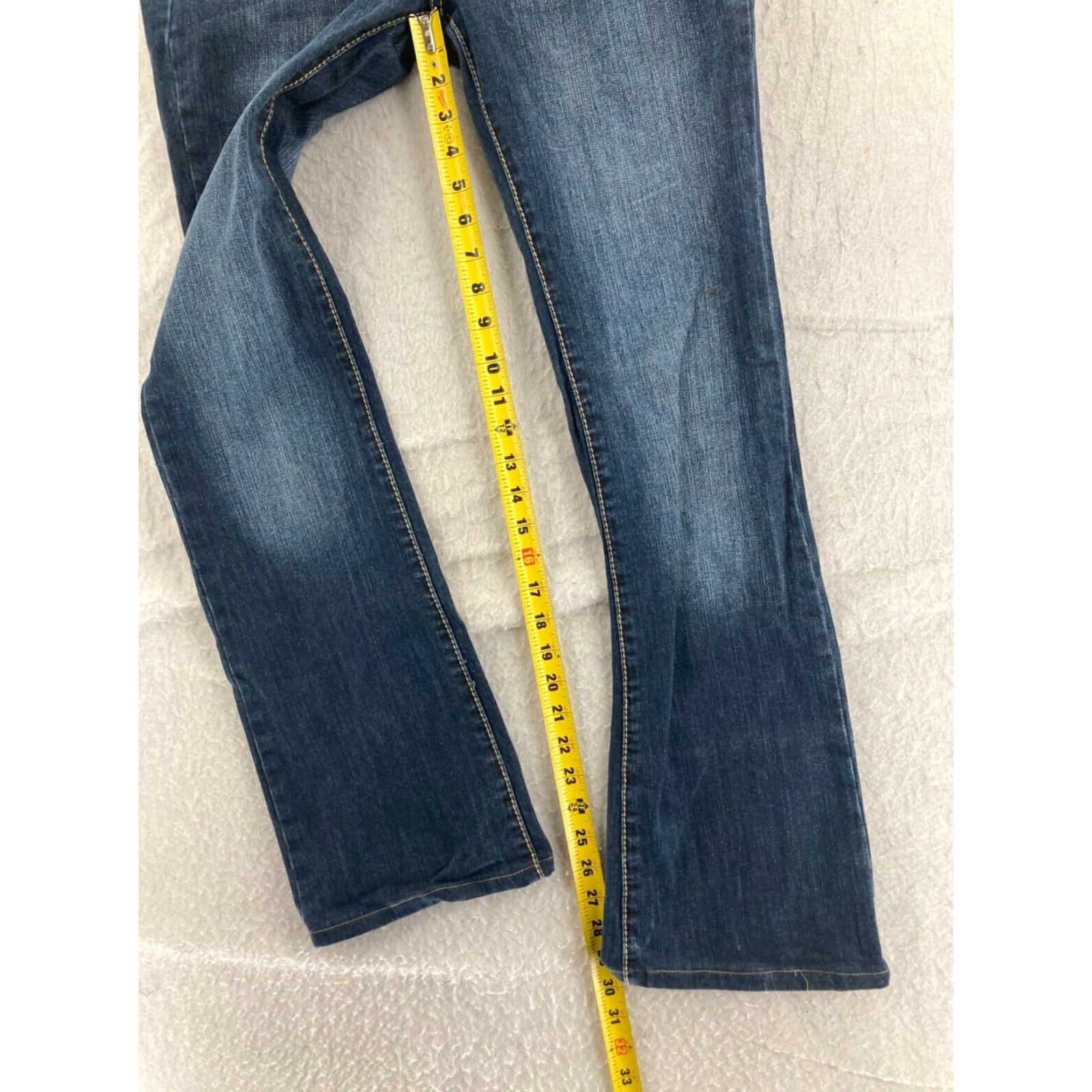 Denime Rock Sexy Jeans Womens Low Rise Boot Cut Size 28" / US 6 / IT 42 - 5 Thumbnail