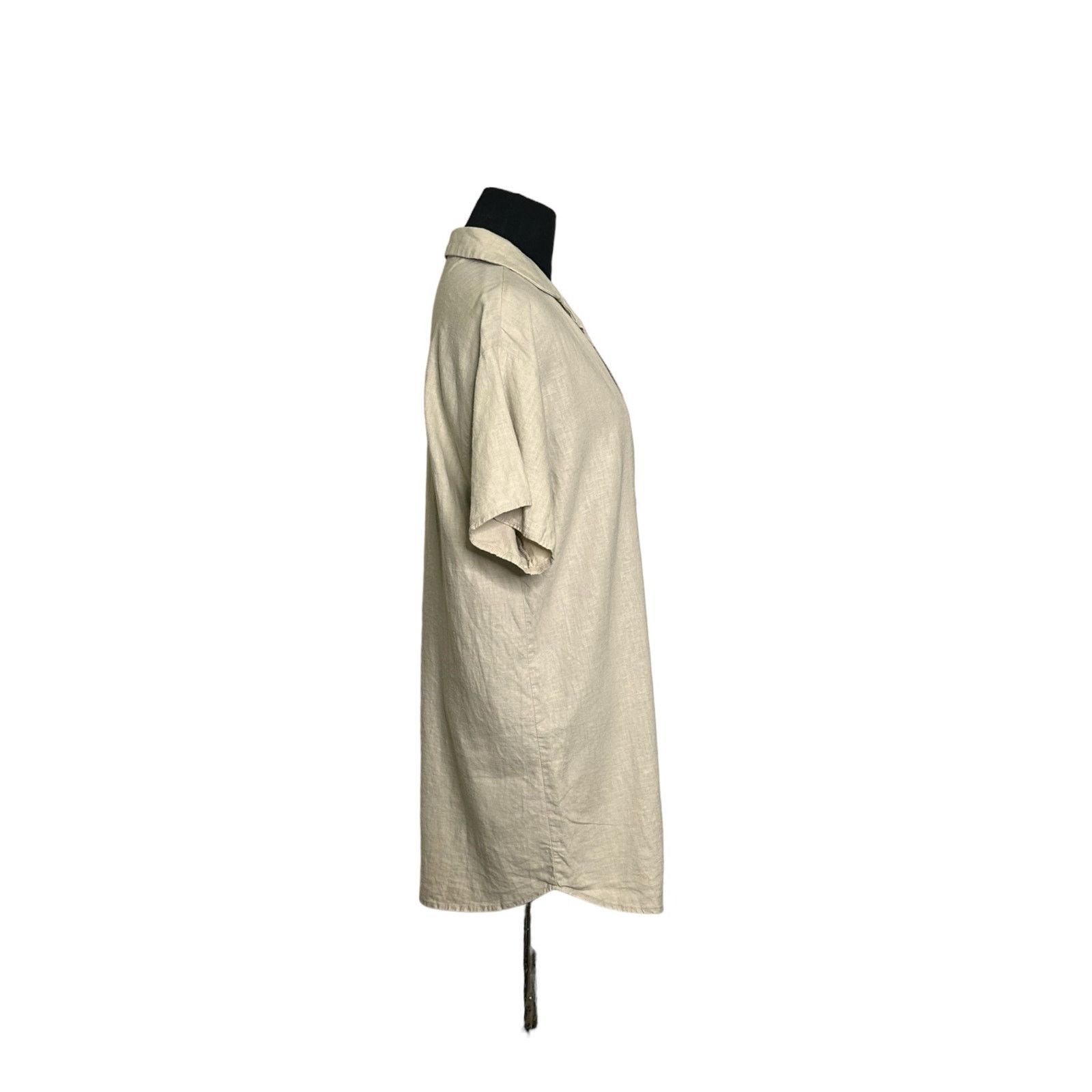 Cotton On Cotton:On beige short sleeves button shirt dress size XS Size XS / US 0-2 / IT 36-38 - 11 Thumbnail