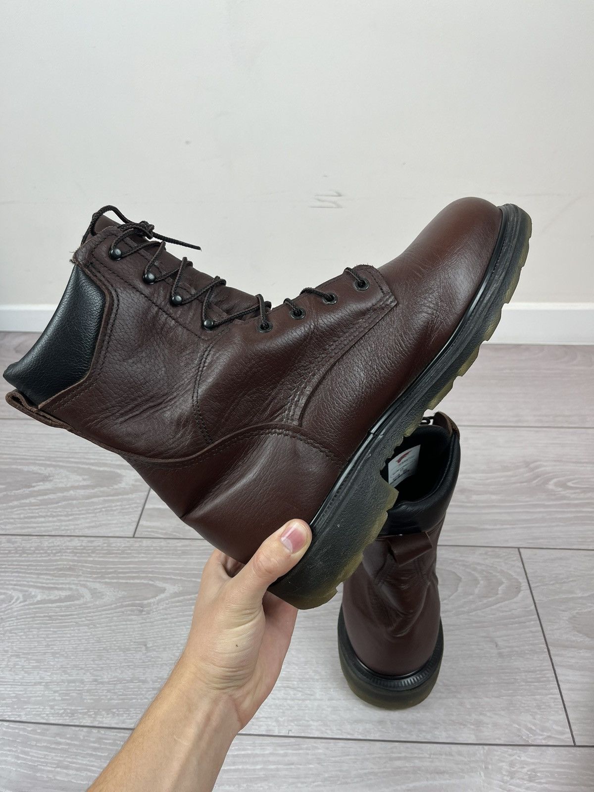 Red Wing Red Wing Industrial Brown Leather Working Boots Size US 11.5 / EU 44-45 - 9 Thumbnail