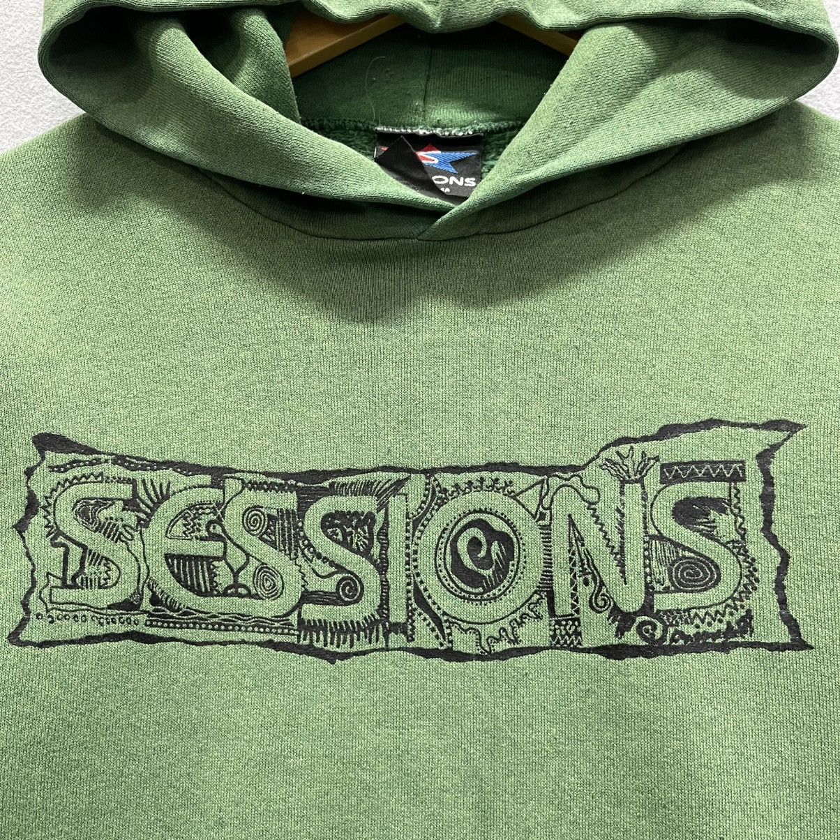 Sessions Late 90s–Early 2000s Vintage Sessions Double-Sided Hoodie Size US L / EU 52-54 / 3 - 3 Thumbnail