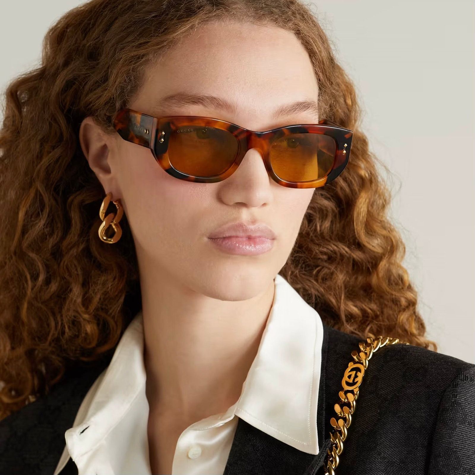 Gucci New! GUCCI Sunglasses GG1215S 004, Authentic Size ONE SIZE - 3 Thumbnail