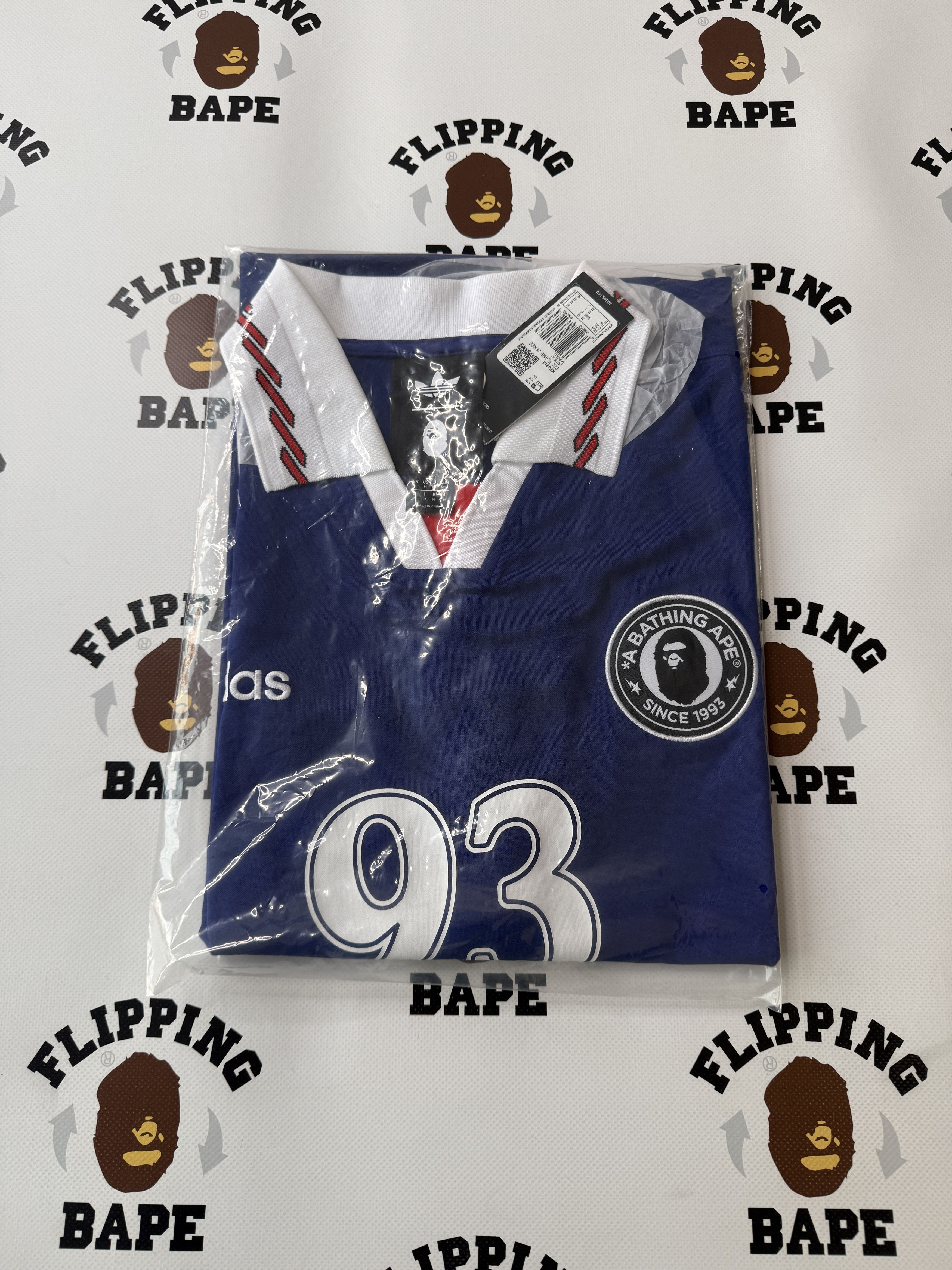 Adidas × Bape BAPE X ADIDAS SSL FLAME JERSEY Size US M / EU 48-50 / 2 - 14 Thumbnail