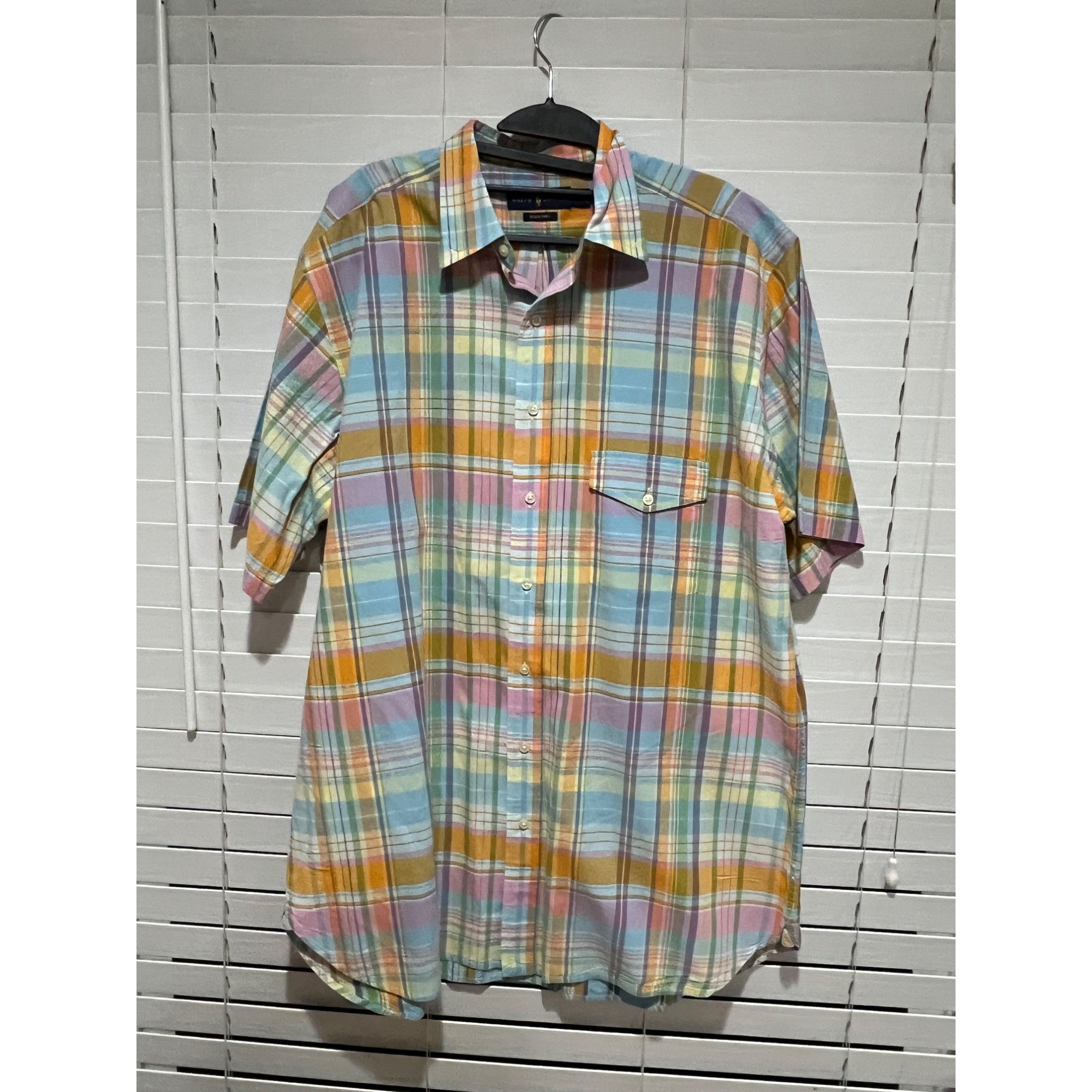 Ralph Lauren Ralph Lauren Short Sleeve Button Up Shirt - Size LT Size US L / EU 52-54 / 3 - 1 Thumbnail
